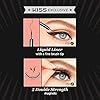 KISS Magnetic Eyeliner, Black, 0.16 Ounce, Smudge Proof, Biotin Infused, Free of Synthetic Fragrances, Dyes, Parabens, Petrochemicals, And Formaldehyde with Precision Tip Brush