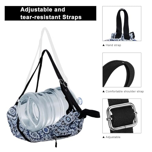 Image of Kamo Drawstring Backpack Bag - Sport Swimming Yoga Backpack with Shoe Compartment, Two Water Bottle Holder for Men Women Large String Backpack Athletic Sackpack for Travel
