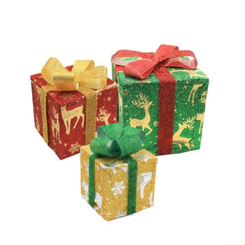 Beleuchtete Geschenke Weihnachten für Garten