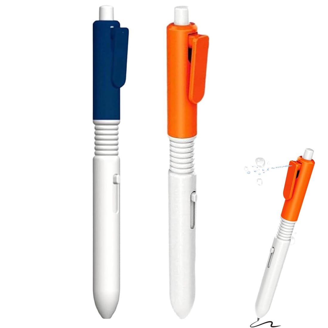 2 Pezzi Penna A Spruzzo Bambini, Penna Che Da Spruzza Acqua, Scherzi D'Acqua Creativa Penne, Scherzi Divertenti, Schermate Premere Per Spruzzare Gli Accessorii, Per Il Giardino All'Ape
