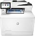 Produktbild HP LaserJet Enterprise M480f Multifunktions-Farblaserdrucker (Drucker, Scanner, Kopierer, Fax, LAN, Duplex) weiß