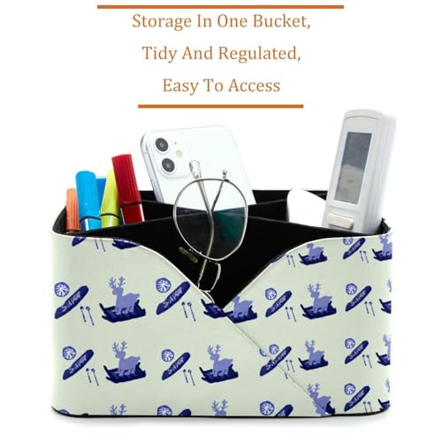 Organiseur de bureau rectangulaire compact à compartiments pour trier vos crayons