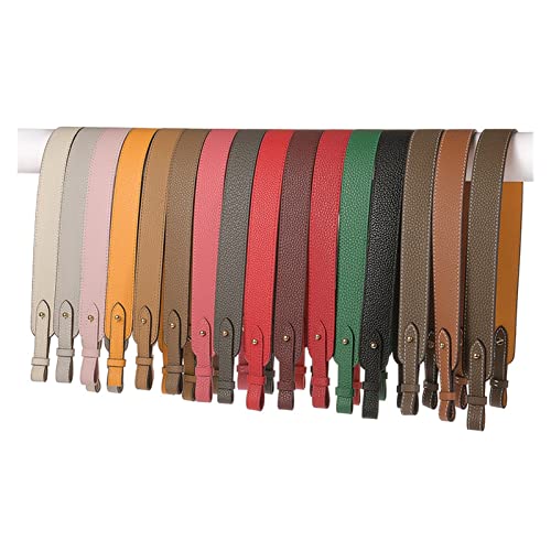 XIAO FAN Cow Leather Bag Strap Designer No Buckle usable Shoulder Strap For Handbag Handle Wide Belt