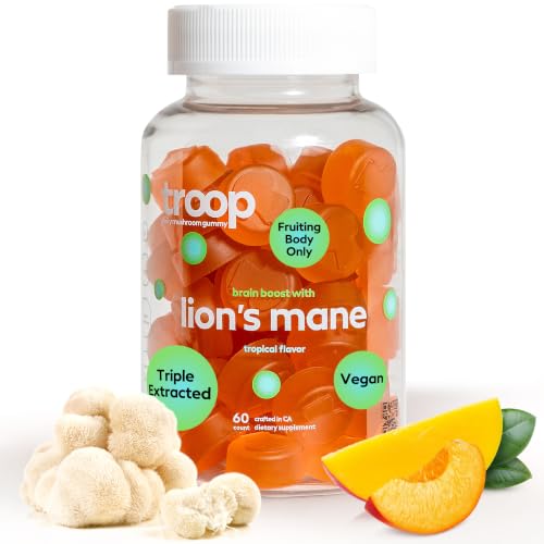 Troop Lion's Mane Mushroom Gummies