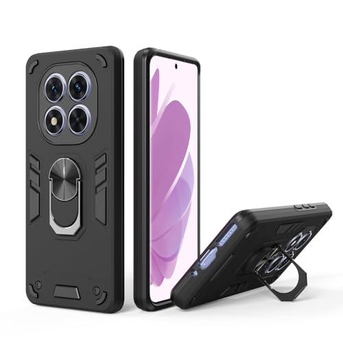 Image of NDCOM for Redmi Note 14 Pro Back Cover | Premium Design Redmi Note 14 Pro Cover for Secure Fit | Redmi Note 14 Pro 5G Back Cover | Ring Holder Case