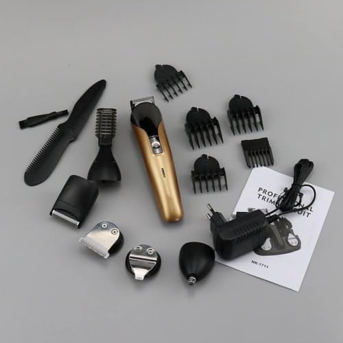 Hair Clippers 11in1 Grooming kit Hair Trimmer Electric Hair Clipper for Men Beard car trimer Shaving Machine Eyebrow Trim face Body Groomer EU Charger - Image 5
