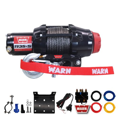 Warn R35-S Rope Winch - 3,500 lb. Pulling Capacity,