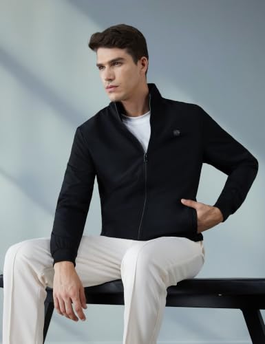 Image of Qube by Fort Collins Men's Windcheater, Lightweight, Windproof Polyester Standard Length Jacket for Year-Round Casual & Daily Use