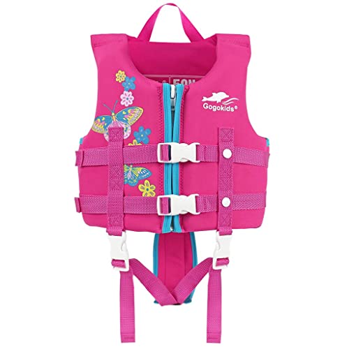 OldPAPA Schwimmweste Kinder, Premium Material Säuglinge Schwimmjacke für Schwimmen Lernen und trainieren, passend für Mädchen 2-9 Jahre Cover
