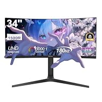 Amazon.co.jp: RELETECH 34インチ ウルトラワイド 曲面モニター 非光沢