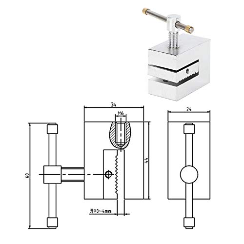 Fixation de force de traction durable avec pince en acier inoxydable 500N - 4