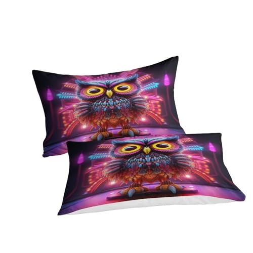 Housse de couette zippée Nighthawk 3D en microfibre premium pour lit de grande taille - 5