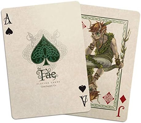Bicycle Creatures of The FAE Playing Cards Gent Supply, Green
