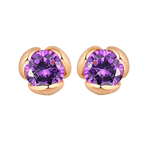 Boucles d'oreilles Fleur de Rose en Or pour sublimer votre style au quotidien