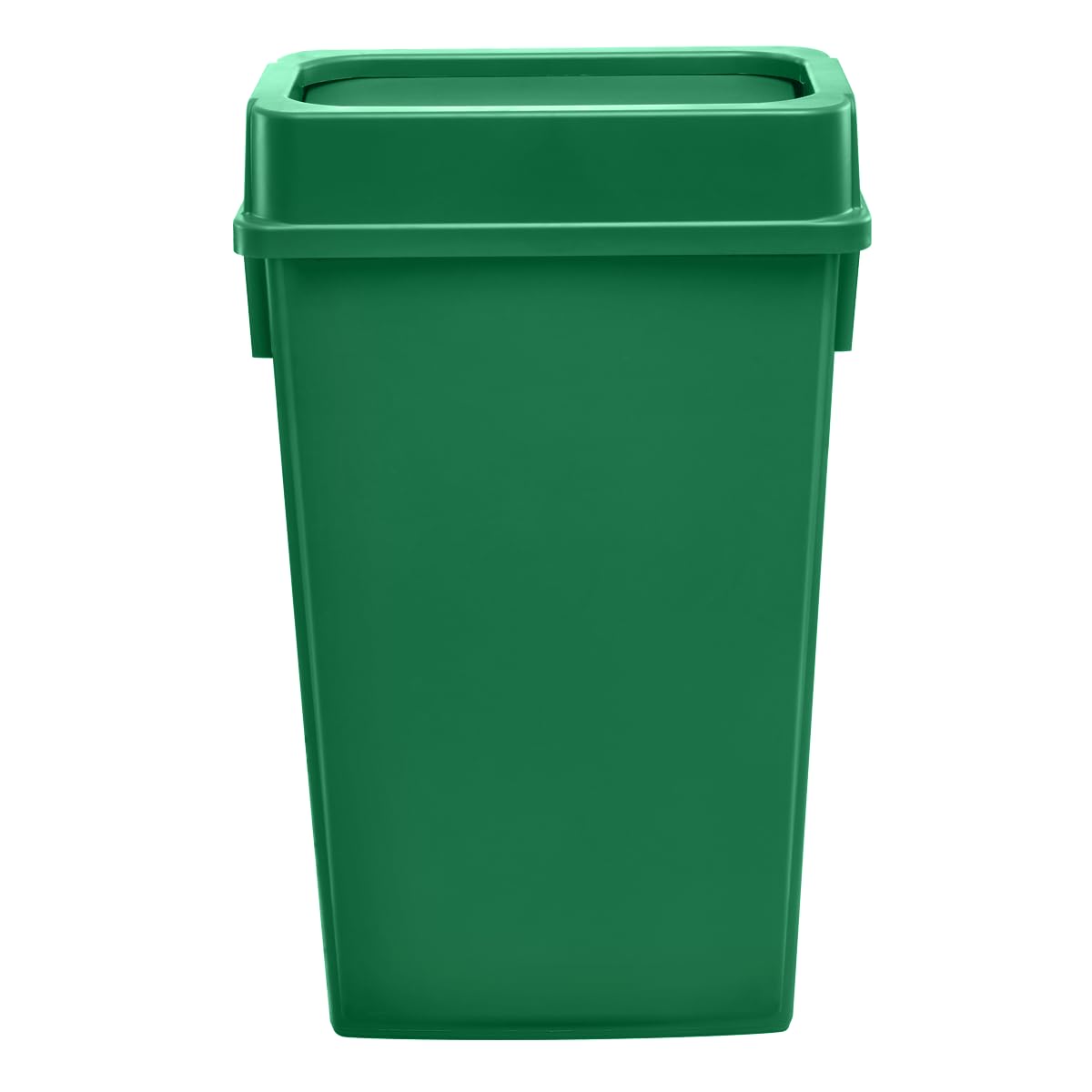 23 Gallon Slim Rectangular Trash Can, Recycle Bin, Plastic Trash Can, Garbage Can, Commercial Trash Can, Indoor Trash Can, Perfect for Kitchen, Restaurant, Office - Black