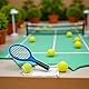 Miniatur Tennisschläger Puppenhaus Sport Dekor Miniatur Werkzeuge Micro Toys Tennisschläger Tennisschläger Frauen Desktop Mini Tennisschläger Lustiges Minihaus Werkzeug