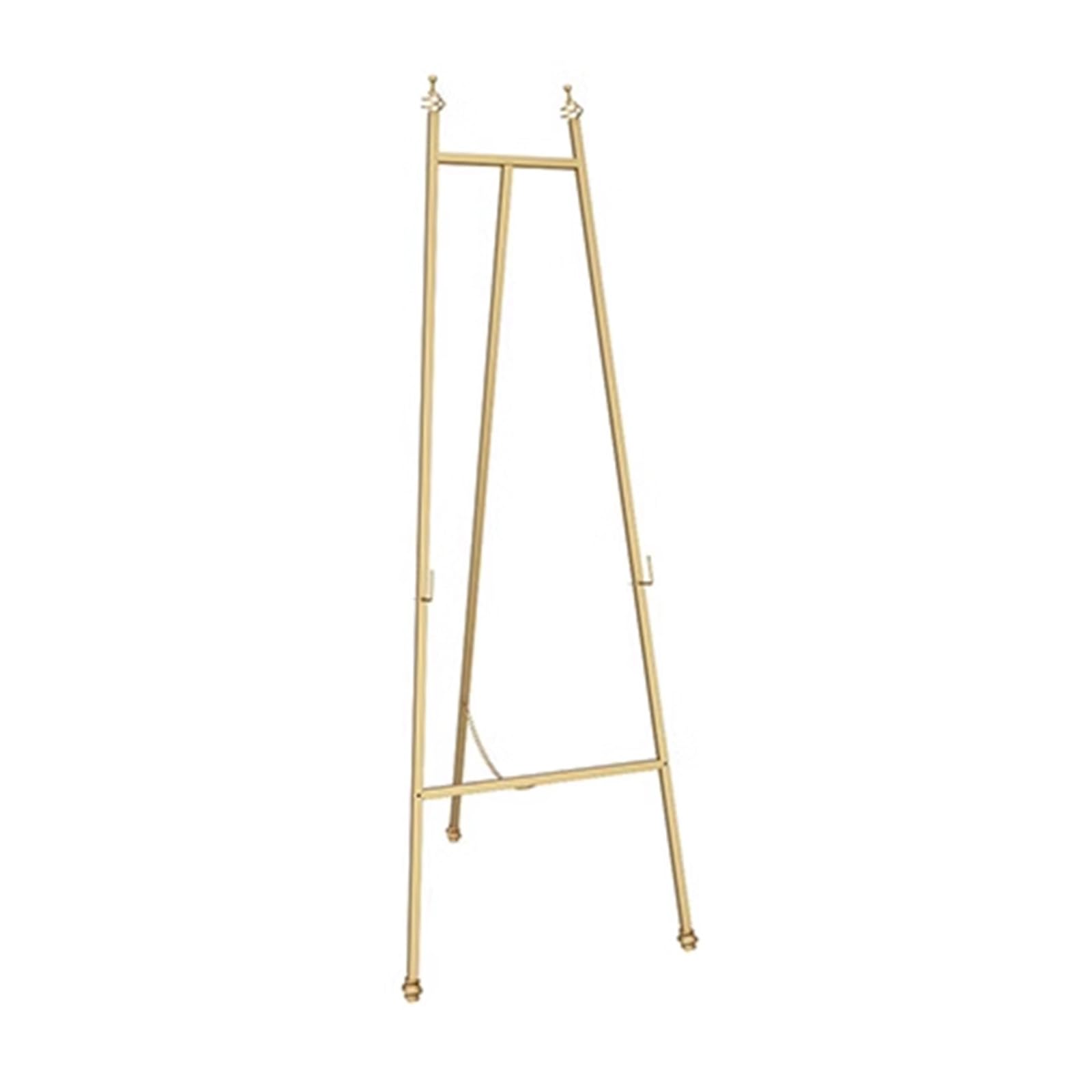 HADECOLL Painting Artist Easels - Adjustable 120/145Cm Metal Easel, Portable Tripod Easel For Painting And Sketching, Poster Display Easel For Wedding And Party,Gold-120Cm
