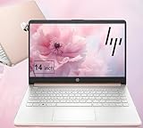 HP Student and Home Laptop with Free Microsoft 365, 16GB RAM, 1.1TB Storage (64GB SSD & 64GB External and 1TB Cloud Storage), Fast Intel Core, Win 11 w/o Earbuds – Perfect for Work & Play (Rose Gold)