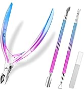 BQAN Cuticle Trimmer with Cuticle Pusher, Cuticle Remover Kit, Cuticle Nipper and Cutters, Nail S...