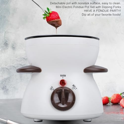 Mini Fondue Eléctrica para Chocolate 200ml 25W miniatura 5