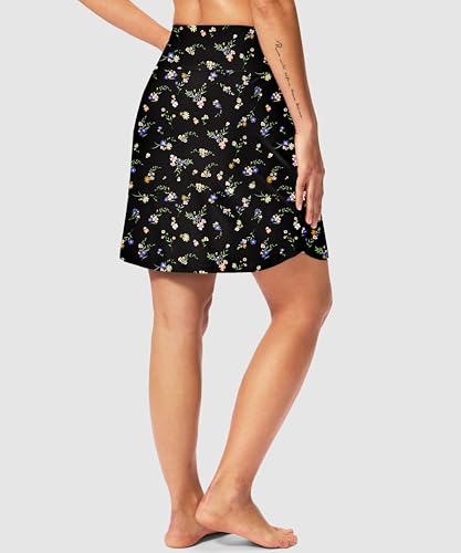 Image of Viodia Women's 18 inch /20 inch Long Swim Skirt High Waisted Modest Swimsuits Skirt Bathing Suit Tummy Control Swim Bottoms