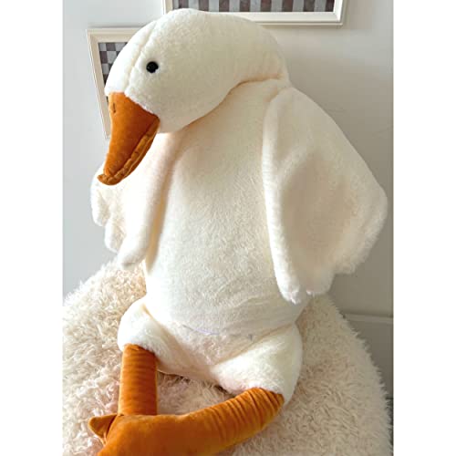 Tanha Large Goose Stuffed Animal, 51 Inch Big Huge Plush Pillow Toy, Cute Giant Duck Plush Pillow