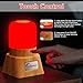 Red Light Night Light Lamp for Sleep,Red Nightlight Desk Lamp with 670nm Wavelength,Touch Remote Control Reds Light for Sleep Lamp Backed by Science,for Deep Relaxation Travel Meditation and Yoga