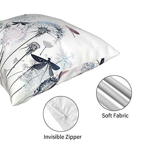 Dragonfly Throw Pillow Cover Couch Pillow Case Square Outdoor Pillow Sofa Bed Lumbar Pillowcase Decorative 18 X 18 Inch #TOP5
