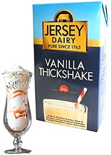 Vanilla ThickShake - Jersey Gold Dairy MilkShake Mix- Superior Creamy Taste - Use Commercially Or At Home - Vegetarian, Gluten & Nut Free- 1L