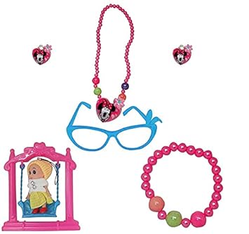Verbier Bead Necklace & Bracelet Jewellery Set for Girls