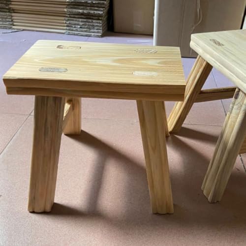 Banc long en bois kaki pour chambre et studio de danse