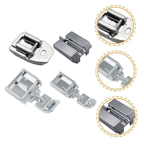 Set de 4 pies prensatelas para máquina de coser miniatura 7