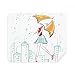 Umbrella Rain Lady City Dress Cleaning Cloth Screen Cleaner 2pcs Suede Fabric
