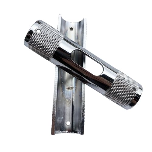 Pince convertisseur guidon chromé 1" à 1-1/4" pour Harley Glide custom