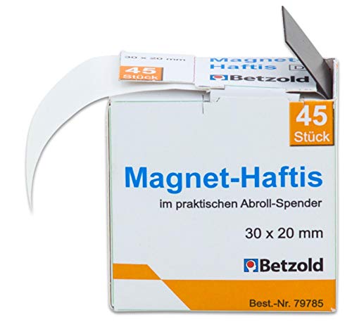 Preisvergleich Produktbild Betzold 79785 - Magnet-Haftis im Abroller - Magnete Befestigung Verbrauchsmaterial