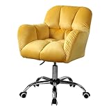 TYBGAU Boutique UK Gaming-Stuhl, Drehstuhl, Samt, Bürostuhl, 360° drehbar, ergonomischer Computerstuhl, gepolsterter Schreibtisch für Zuhause, Arbeitszimmer, Schlafsaal, Schreibtischstühle