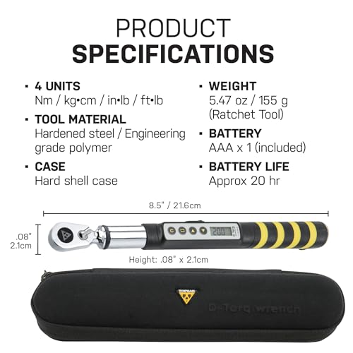 TOPEAK D-Torq Digital Bike Torque Wrench