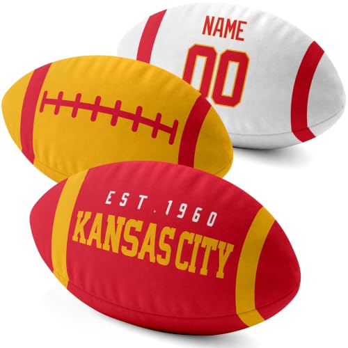 Image of ANTKING Kansas Throw Pillow 2 Packs Custom Name Number Gifts