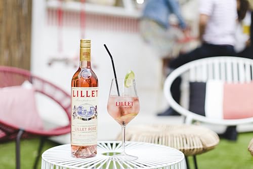 Lillet Rosé – Französischer Weinaperitif mit fruchtig-frischem Geschmack – 1 x 0,75 l, Cabernet Sauvignon (Packung mit 3)