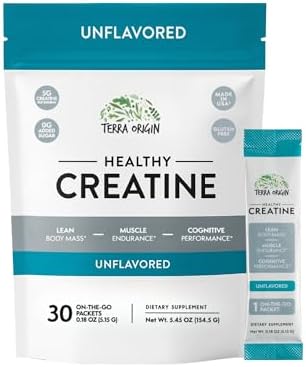 TERRA ORIGIN Healthy Creatine Micronized Monohydrate Powder | 30 ...