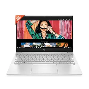 HP Pavilion 14 11th Gen Intel Core i5 16GB RAM/512GB SSD 14 inch (35.6cm) IPS Anti-Glare FHD Laptop/Intel Iris Xe Graphics/Backlit Kb/B&O Audio/FPR/Windows 11 Home/Thin & Light/1.41Kg, 14-Dv1001tu