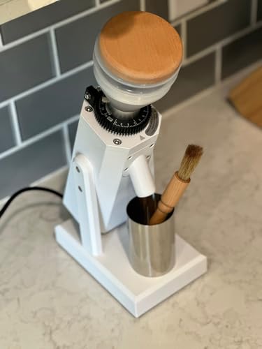 Image of Turin SK40 Single Dose Grinder | 40mm Stainless Steel Conical Burrs, Stepless Adjustment, Tilted Base, Low Retention - Black or White (White)