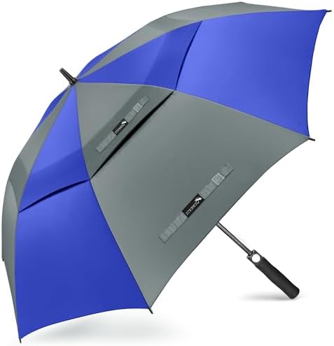 ZOMAKE Regenschirm Groß Sturmfest XL/XXL - Großer Golf-Regenschirm, Windsicher & Stabil, Automatik Großer Schirm, Herren & Damen, 2 Personen, Outdoor & Reise