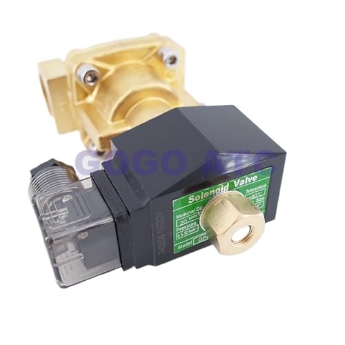 Électrovanne haute pression 3/4 pouce vanne électrique laiton 50bar normalement ouverte eau 12V - 7