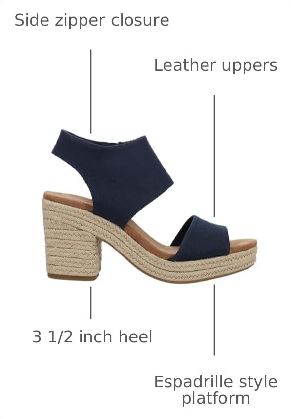 Image of TOMS Women's Majorca Platform Sandal, Textile Upper