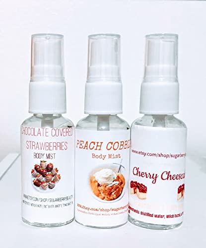 Miniatura 4 de BODY MIST  Black Raspberry Vanilla - Pumpkin Spice - Birthday Cake Pops - Peach Cobbler + MORE!  Perfume Spray 1oz Bottle  Fall Scents