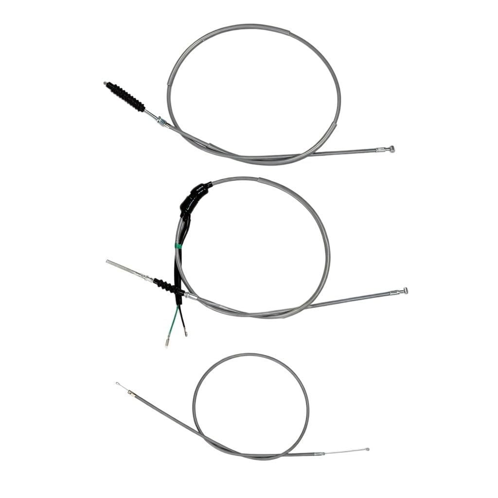 Juego de cables con revestimiento gris para frenado motocicleta Para Dax CT70 K0 1969-1971