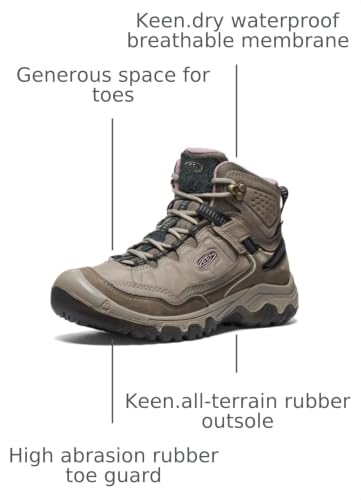 Image of KEEN Women's Targhee 4 Mid Height Durable Comfortable Waterproof Hiking Boots