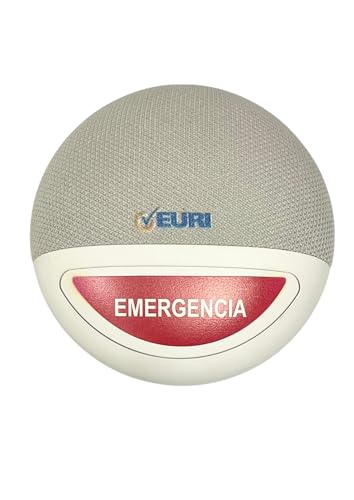 EURI | Comunicador Mediante Extensor de Voz | Intercomunicador inalámbrico | Conversación bidireccional con Central de Teleasistencia y Familiares | Botón Timbre de Emergencia