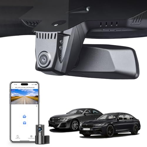 Mangoal �h���C�u���R�[�_�[ �O�� BMW 5�V���[�Y G30 G31 2017-2023�AM5 F90 2017-2024(���f�� A)�ɓK�� | OEM�O�� �����i�̂悤�Ȍ����� 2160pUHD ���ԊĎ� WDR�Z�p WiFi�ƃA�v�� ���[�v�^